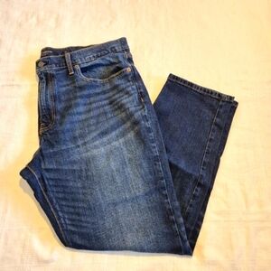 Lucky Brand men's size 40 x 30 dark wash jeans, 5 pocket, 121 slim straight VGUC